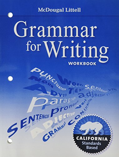 Stock image for McDougal Littell Literature: Grammar for Writing Workbook Grade 10 for sale by SecondSale