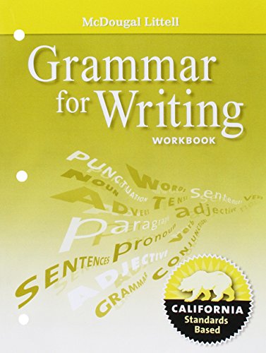 Stock image for McDougal Littell Literature: Grammar for Writing Workbook Grade 6 for sale by ThriftBooks-Atlanta