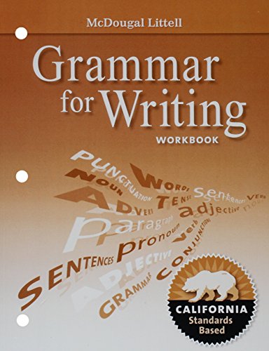 Stock image for Literature Grammar for Writing Workbook Grade 9: Mcdougal Littell Literature California for sale by BooksRun