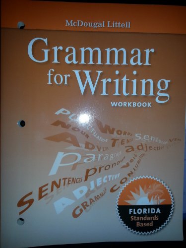 Stock image for Mcdougal Littell Literature: Grammar For Writing Workbook Grade 09 ; 9780547141275 ; 0547141270 for sale by APlus Textbooks
