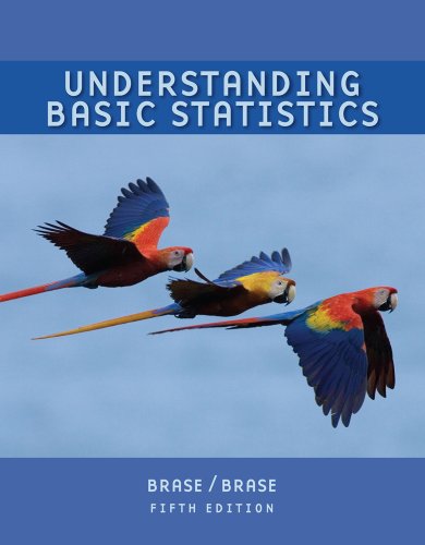 Stock image for Student Solutions Manual for Brase/Brase's Understanding Basic Statistics, Brief, 5th for sale by ThriftBooks-Atlanta