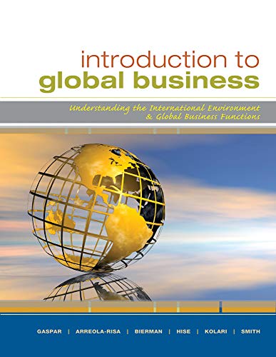 9780547152127: Introduction to Global Business: Understanding the International Environment and Global Business Functions