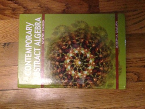 Stock image for Contemporary Abstract Algebra for sale by Goodwill Southern California