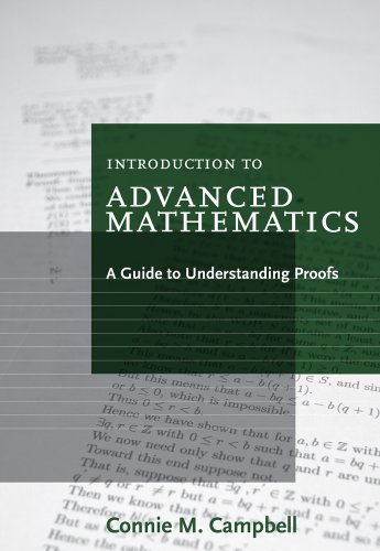 9780547165387: Introduction to Advanced Mathematics: A Guide to Understanding Proofs