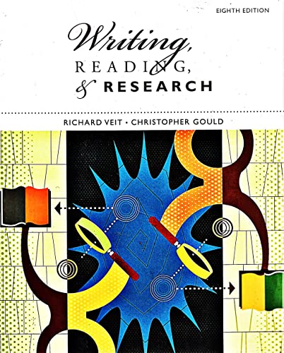 Stock image for Writing, Reading, and Research for sale by A Team Books