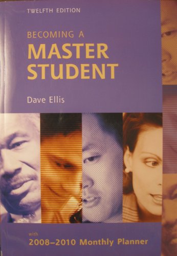 9780547201689: Becoming a Master Student Concise, Twelfth (12th) Edition