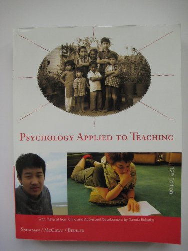 9780547207834: Psychology Applied to Teaching