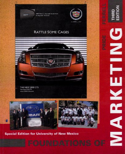 9780547209364: Foundations of Marketing (Special Edition for the University of New Mexico)