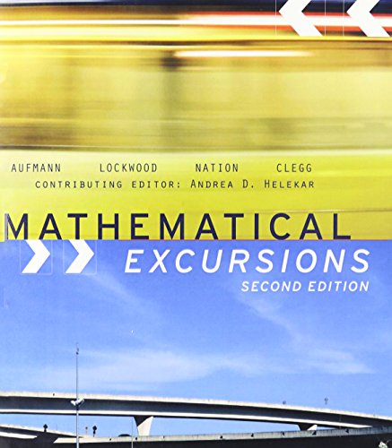 9780547210650: Aufmann Math Excursions Fidm Cpp