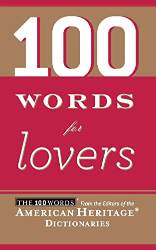 9780547212579: 100 Words For Lovers