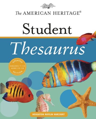 Beispielbild fr The American Heritage Student Thesaurus zum Verkauf von Better World Books