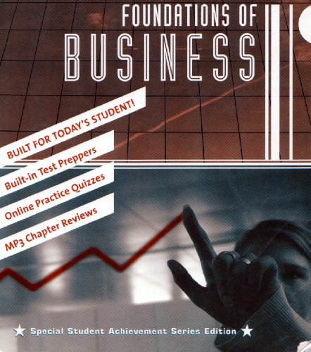 Imagen de archivo de Foundations of Business Special Student Achievement Series Edition a la venta por ThriftBooks-Atlanta