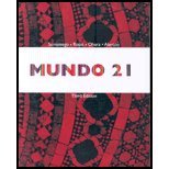 Stock image for Mundo 21 Third Edition for sale by HPB-Red