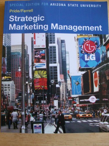 Imagen de archivo de Strategic Marketing Management - Custom for ASU a la venta por HPB-Red