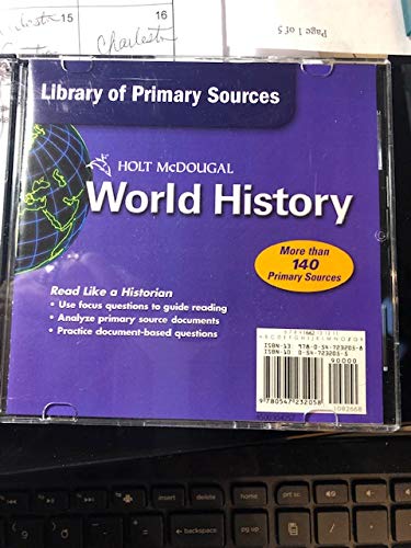 Beispielbild fr Holt McDougal World History, Patterns Of Interaction: Library Of Primary Sources On CD-ROM (2008 Copyright) zum Verkauf von ~Bookworksonline~