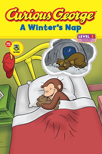 Beispielbild fr Curious George a Winter's Nap : A Winter and Holiday Book for Kids zum Verkauf von Better World Books