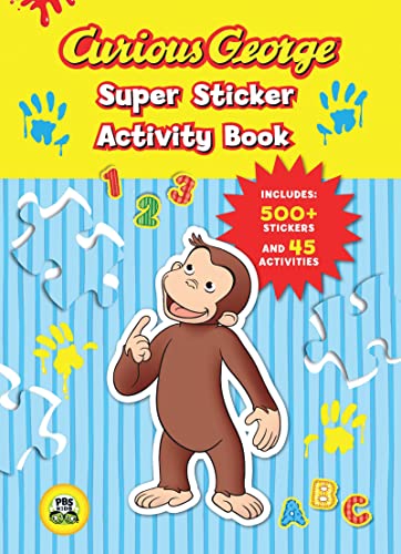 9780547238968: Curious George Super Sticker Activity Book (CGTV)