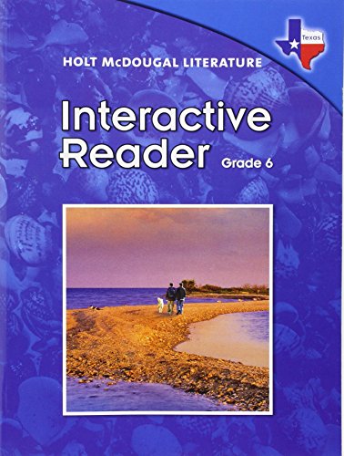 Imagen de archivo de Holt McDougal Literature: Interactive Reader Grade 6 a la venta por HPB-Diamond