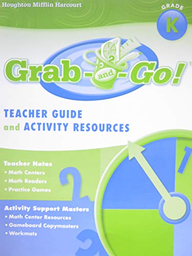 Imagen de archivo de Houghton Mifflin Harcourt Math, Grade K: Grab And Go! Teacher Guide And Activity Resources: National Edition (2009 Copyright) a la venta por ~Bookworksonline~