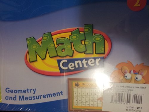 Imagen de archivo de Houghton Mifflin Harcourt Math Center, Grade 2, Set 2: Geometry And Measurement Cards Set, National Edition: Original Wraps (2009 Copyright) a la venta por ~Bookworksonline~