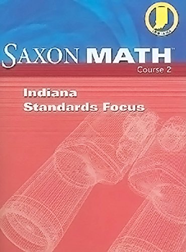 Saxon Math Course 2 Indiana: Teacher Manual Grade 7 (9780547280011) by Saxon Publishers