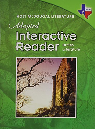 Stock image for Holt McDougal Literature: Adapted Interactive Reader British Literature for sale by HPB-Red