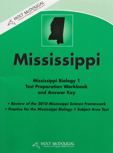 Biology, Grades 9-12 Subject Area Test Preparation Workbook: McDougal Littell Biology Mississippi (Ml Biology) (9780547282046) by HMD