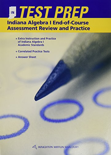 Stock image for Test Prep: Indiana Algebra 1 End-of-Course Assessment Review and Practice for sale by Nationwide_Text