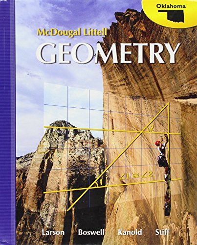 Stock image for McDougal Littell Geometry Oklahoma Edition (Holt McDougal Larson Geometry) for sale by Once Upon A Time Books