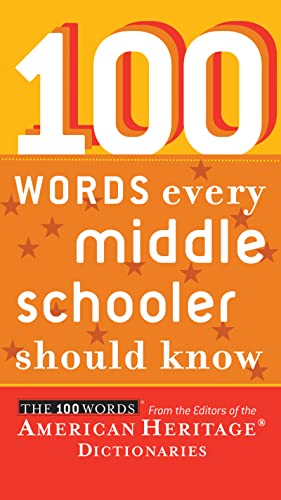 9780547333229: 100 Words Every Middle Schooler Should Know