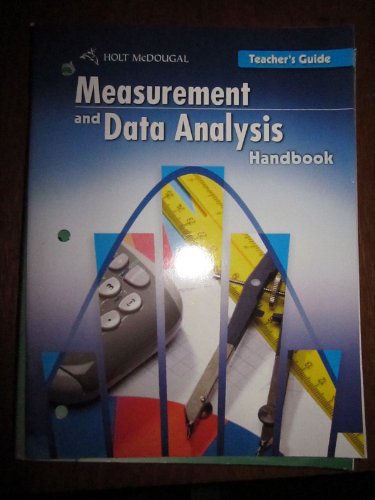 9780547368412: Measurement and Data Analysis Handbook Teachers Gu