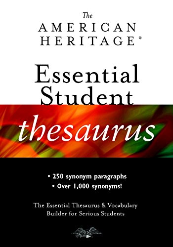 9780547385648: The American Heritage Essential Student Thesaurus