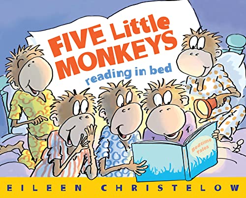 Stock image for Five Little Monkeys Reading in Bed (A Five Little Monkeys Story) for sale by Your Online Bookstore