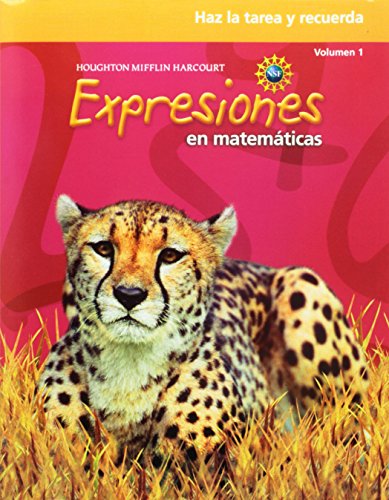 Stock image for Math Expressions Spanish: Homework & Remembering Workbook, Volume 1 Grade 5 (Spanish Edition) for sale by Allied Book Company Inc.