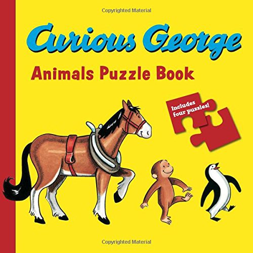 Stock image for Curious George Animal Puzzle Book (Curious George Board Books) for sale by AwesomeBooks