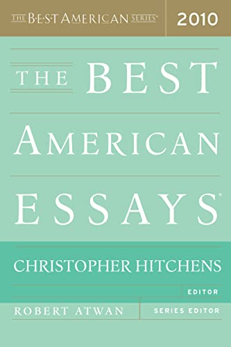 Stock image for The Best American Essays 2010 for sale by Better World Books: West