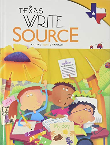 Beispielbild fr Great Source Write Source Texas : Student Edition Grade 2 2012 zum Verkauf von Better World Books