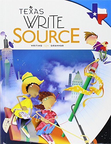 Stock image for Great Source Write Source Texas : Student Edition Grade 5 2012 for sale by Better World Books