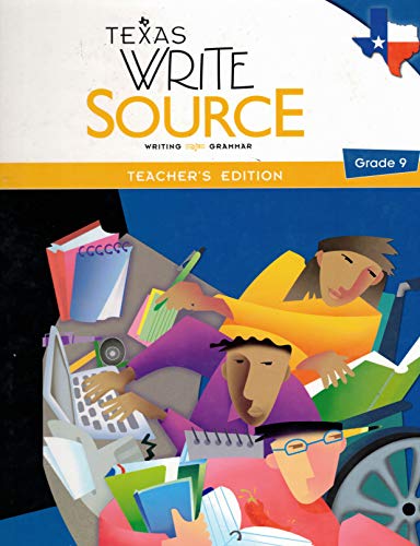 Stock image for Texas Write Source Grade 9 Writing and Gramar Teacher's Edition for sale by Better World Books