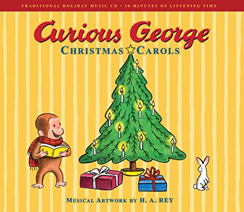 Beispielbild fr Curious George Christmas Carols Book & CD zum Verkauf von BooksRun