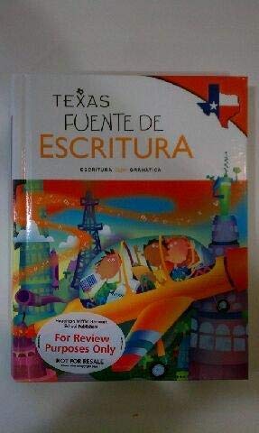 Beispielbild fr Great Source Write Source Spanish Texas : Student Edition Grade 3 2012 zum Verkauf von Better World Books
