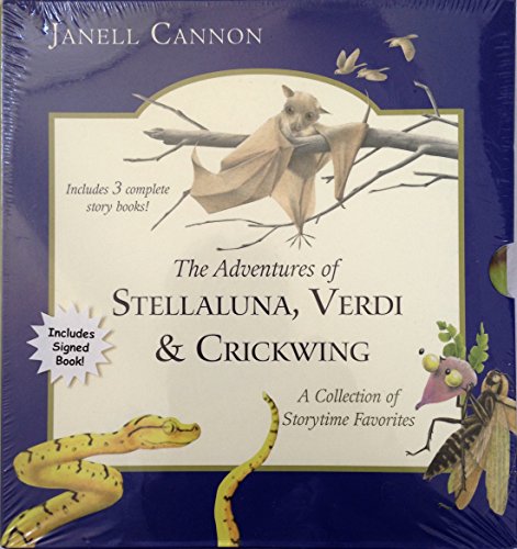 Stock image for The Adventures of Stellaluna, Verdi & Crickwing ~ A Collection of Storytime Favorites (Set) for sale by SecondSale
