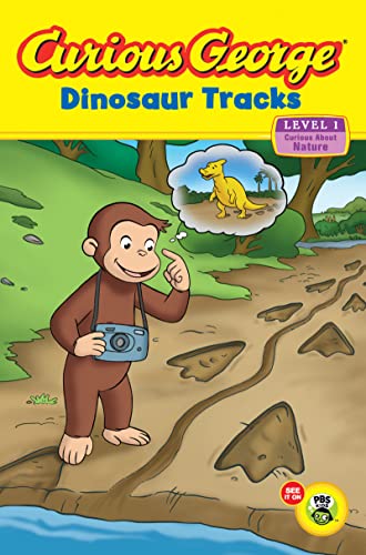 Imagen de archivo de Curious George Dinosaur Tracks (Curious George: Green Light Reader, Level 1) a la venta por WorldofBooks