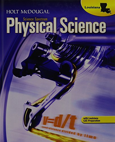 Stock image for Holt McDougal Science Spectrum: Physical Science: Student Edition 2012 for sale by BooksRun