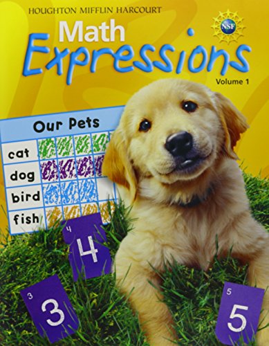 Stock image for Math Expressions: Student Activity Book (Consumable), Volume 1 Grade K 2011 for sale by SecondSale
