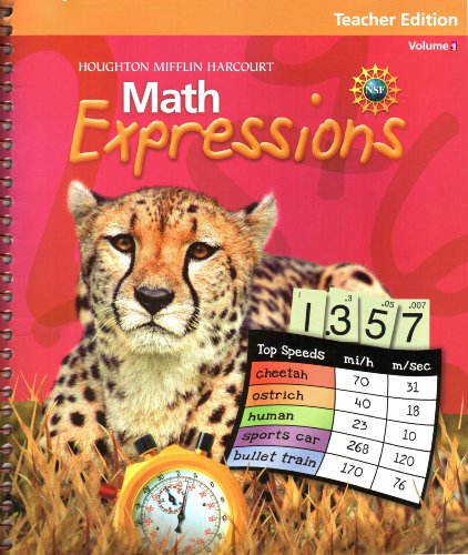 Beispielbild fr Teacher Edition, Math Expressions, Volume 1, LV 5 (Volume 1) zum Verkauf von Better World Books