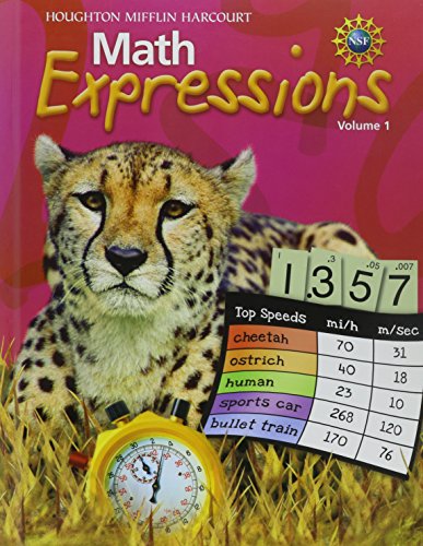 Stock image for Math Expressions: Student Activity Book Hard Cover, Volume 1 Grade 5 2011 for sale by SecondSale