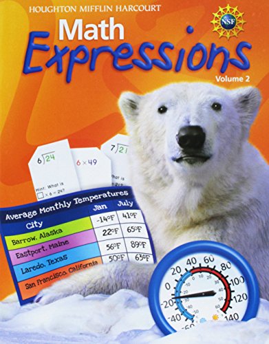 Math Expressions, Grade 4 Student Activity Book Consumable: Houghton Mifflin Harcourt Math Expressions (9780547473901) by HOUGHTON MIFFLIN HARCOURT