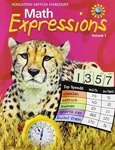 Math Expressions, Grade 5 Student Activity Book Consumable: Houghton Mifflin Harcourt Math Expres...