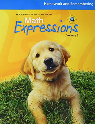 9780547479149: Math Expressions, Grade K Homework and Remembering: Houghton Mifflin Harcourt Math Expressions (Math Expressions 2009 - 2012)